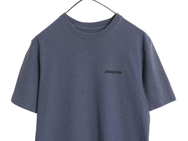 パタゴニア 両面 プリント 半袖 Tシャツ メンズ S / 18年製 アウトドア P6 ボックスロゴ バックプリント クルーネック カットソー トップス