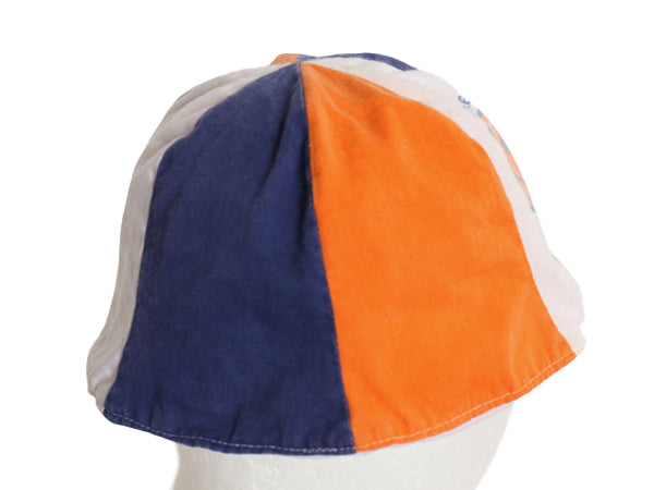 70s  スマイル イラスト プリント チューリップ ハット キッズ M 帽子 ヴィンテージ MLB 大リーグ NY METS ワンポイント アート 1点物 子供