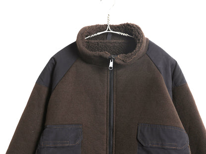 90s 米軍実物 ECWCS GEN1 裏 パイル フリース ジャケット メンズ XL / オールド 93年製 アーミー ミリタリー ベアー ツートン 大きいサイズ