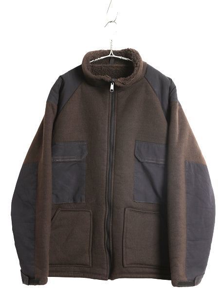 90s 米軍実物 ECWCS GEN1 裏 パイル フリース ジャケット メンズ XL / オールド 93年製 アーミー ミリタリー ベアー ツートン 大きいサイズ