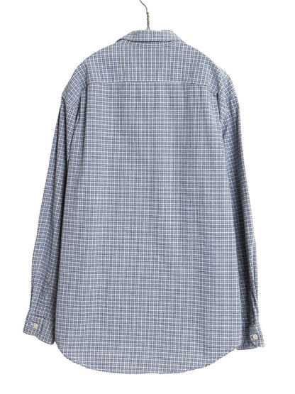 90s  Abercrombie&Fitch チェック 長袖 シャツ メンズ M / コットン オックスフォード ポケット付き カジュアル ゆったり マルチカラー Y2K