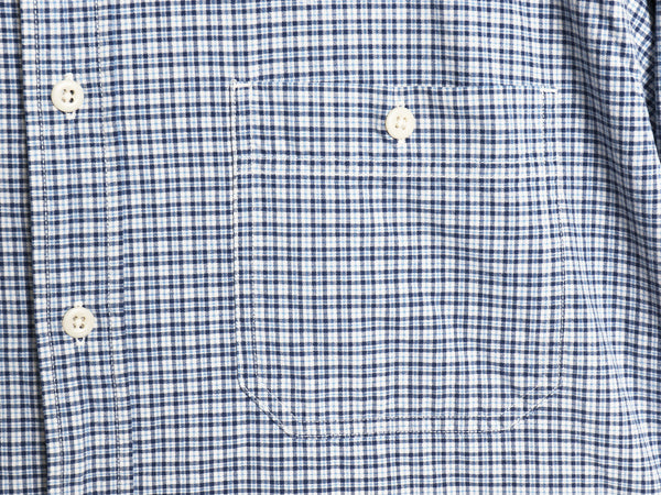 90s  Abercrombie&Fitch チェック 長袖 シャツ メンズ M / コットン オックスフォード ポケット付き カジュアル ゆったり マルチカラー Y2K