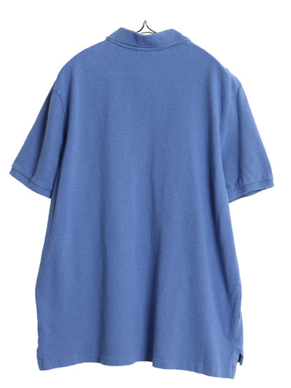 ポロ ラルフローレン 鹿の子 半袖 ポロシャツ メンズ L 古着 半袖シャツ ワンポイント コットン カットソー シンプル トップス カジュアル