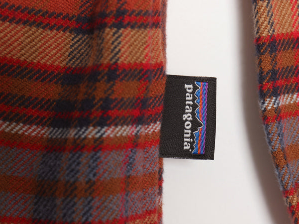 パタゴニア ロングスリーブ フィヨルド フランネル シャツ レディース M / 19年製 チェック オーガニック コットン ネルシャツ 長袖シャツ