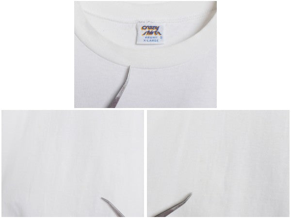 90s USA製 両面 アート イラスト プリント Tシャツ メンズ XL / オールド ゴルフ グラフィック 半袖Tシャツ シングルステッチ 大きいサイズ