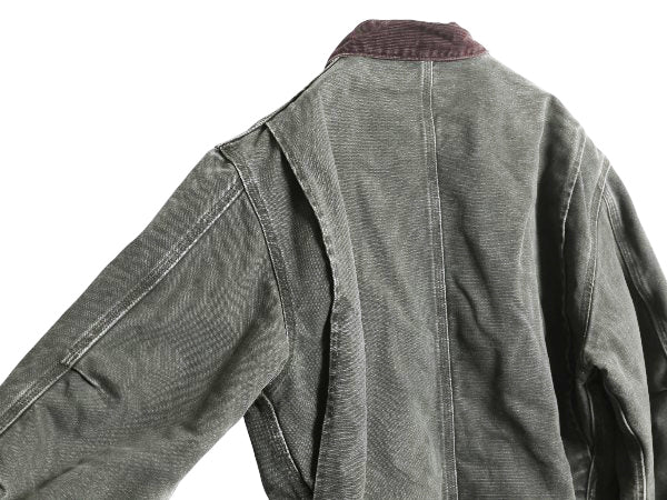 US企画 00s カーハート トラディショナル コート メンズ M / オールド ダック ジャケット 中綿 キルティング ライナー MOS モス グリーン