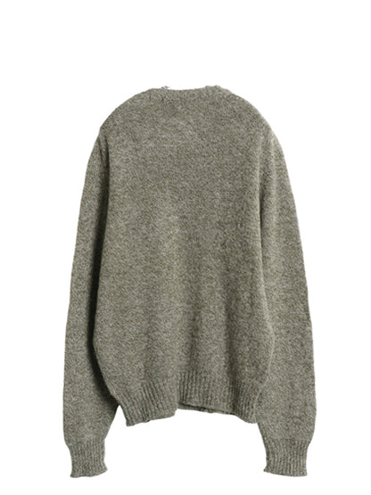 80s イギリス製 オールド ギャップ ニット セーター メンズ L 古着 ヴィンテージ 旧タグ シェットランド ウール 長袖ニット シンプル 無地