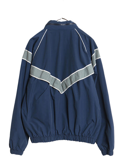 米軍実物 US AIR FORCE ナイロン トレーニング ジャケット MEDIUM SHORT / 2010年製 ミリタリー エアフォース 軍物 ジャンパー ブルゾン 青