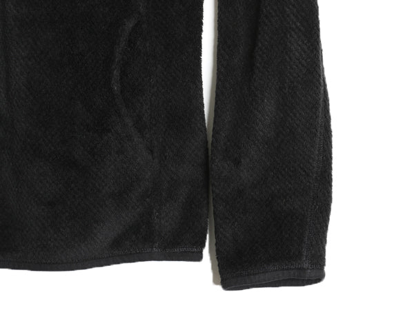 パタゴニア リツール スナップT プルオーバー ジャケット レディース S / 13年製 フリース アウトドア ブルゾン ハイネック ブラック ボア