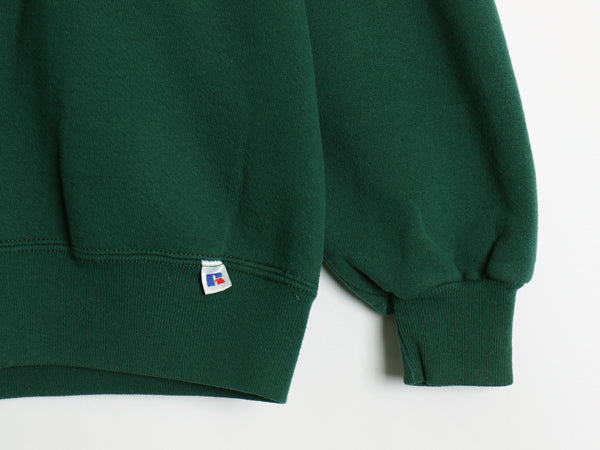 90s USA製 ラッセル 無地 スウェット メンズ レディース XL オールド トレーナー 前V 裏起毛 ワンポイント ブランク シンプル 大きいサイズ