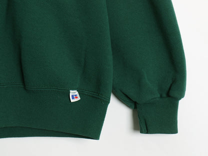 90s USA製 ラッセル 無地 スウェット メンズ レディース XL オールド トレーナー 前V 裏起毛 ワンポイント ブランク シンプル 大きいサイズ