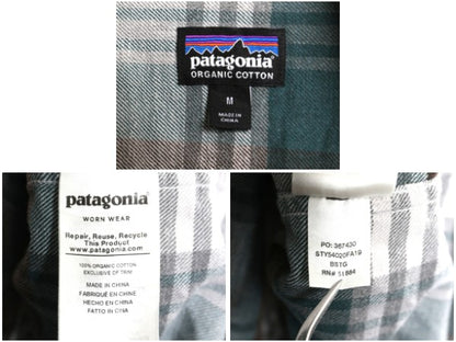 パタゴニア ロングスリーブ フィヨルド 長袖 フランネル シャツ メンズ М / 古着 19年製 チェック ネルシャツ 長袖シャツ マルチカラー