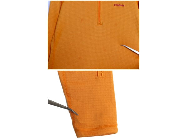 パタゴニア R1 プルオーバー レディース M / 12年製 アウトドア レギュレーター ストレッチ 裏 フリース ハーフジップ ハイネック インナー