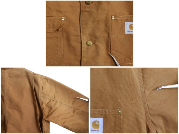 ほぼ デッドストック 80s USA製 カーハート チョア コート メンズ XL ヴィンテージ ダック カバーオール ジャケット ブランケット ライナー