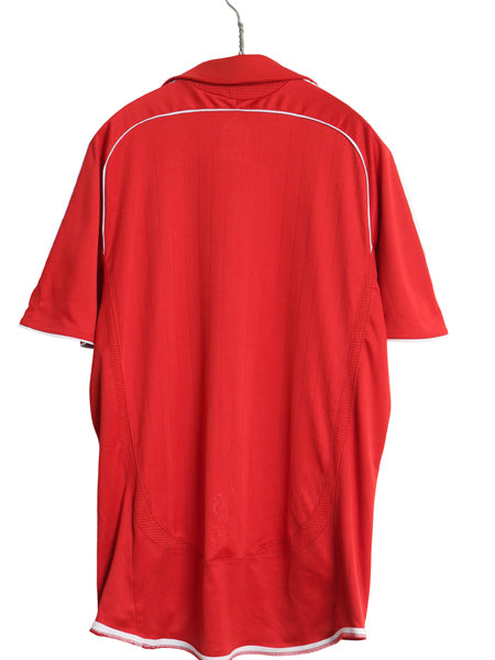 00s アディダス リバプール サッカー ユニフォーム メンズ M / プレミアリーグ 正規品 06 07 08 オールド 当時物 オフィシャル レプリカ 赤