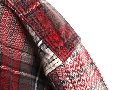 US企画 カーハート チェック 長袖 ヘビー フランネル シャツ メンズ XL / ワーク ネルシャツ ヘビーウェイトコットン  大きいサイズ 廃盤
