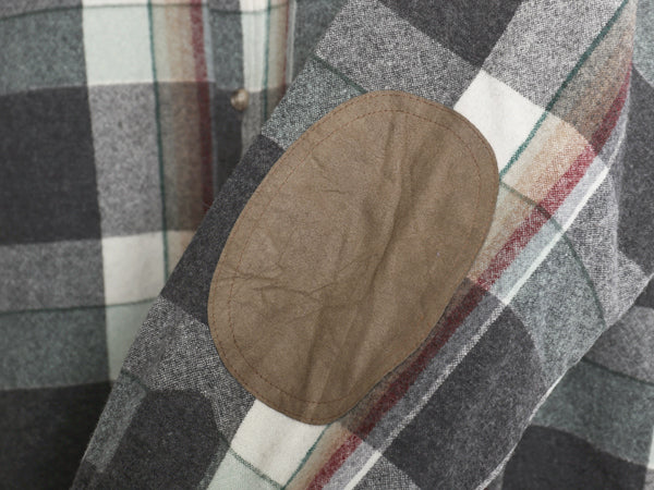 90s USA製 ペンドルトン チェック 長袖 ウール シャツ メンズ XL / 古着 オールド エルボーパッチ ポケット付き マルチカラー 大きいサイズ