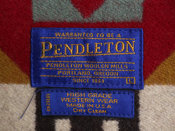 90s 00s USA製 ★ ぺンドルトン ブランケット ジャケット メンズ L / HIGH GRADE WESTERN WEAR ネイティブ柄 ウール チマヨ ラグ ブルゾン
