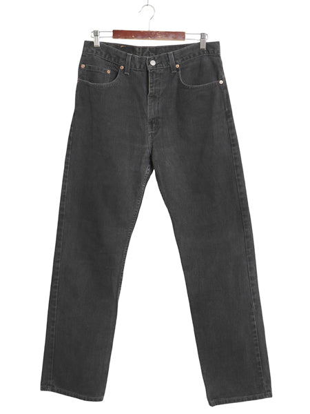 00s USA製 リーバイス 505 ブラック デニム パンツ メンズ 33 32 オールド ジーンズ ジーパン Gパン スリム ストレート ボトムス 黒 赤タブ