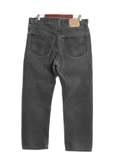 90s リーバイス 505 ブラック デニム パンツ メンズ 38 30 古着 オールド ジーンズ ジーパン Gパン スリム ストレート ボトムス 赤タブ 黒