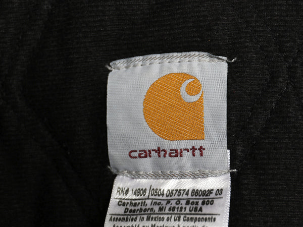 00s ★ カーハート サンタフェ ジャケット メンズ L / 古着 オールド ワーク ダック 中綿 キルティング ライナー スプルース グリーン 廃盤