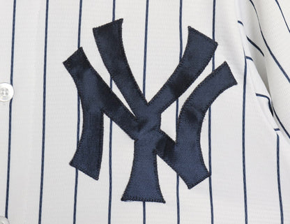 ヤンキース ベースボール シャツ メンズ S / MLB オフィシャル マジェスティック 大リーグ ユニフォーム ゲームシャツ 半袖シャツ ジャージ