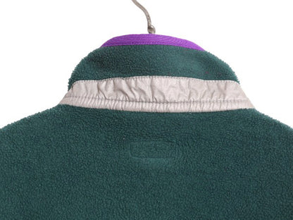 雪なし 90s USA製 パタゴニア ハーフジップ シンチラ フリース ジャケット キッズ XL レディース XS オールド マースピアル プルオーバー