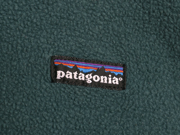 雪なし 90s USA製 パタゴニア ハーフジップ シンチラ フリース ジャケット キッズ XL レディース XS オールド マースピアル プルオーバー