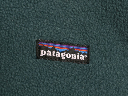 雪なし 90s USA製 パタゴニア ハーフジップ シンチラ フリース ジャケット キッズ XL レディース XS オールド マースピアル プルオーバー