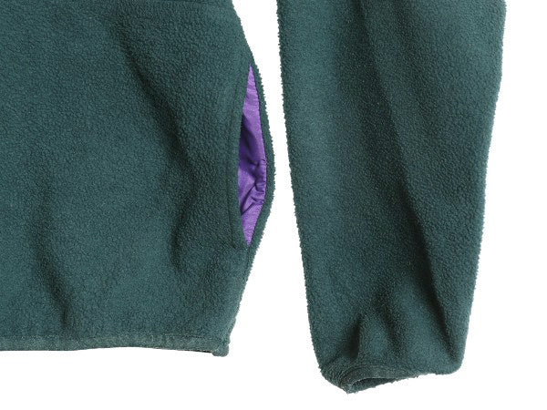 雪なし 90s USA製 パタゴニア ハーフジップ シンチラ フリース ジャケット キッズ XL レディース XS オールド マースピアル プルオーバー