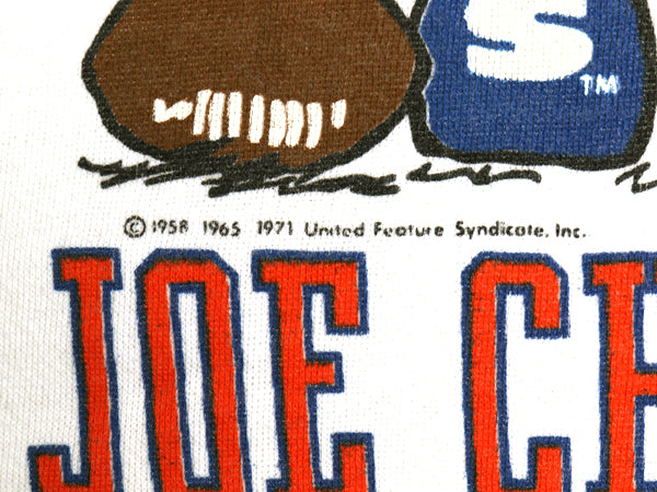 80s USA製 スヌーピー プリント スウェット メンズ M レディース L ヴィンテージ NFL アメフト トレーナー 裏起毛 ピーナッツ キャラクター