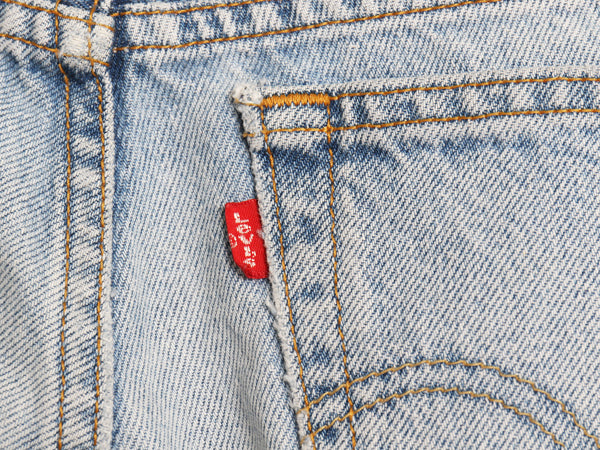 00's リーバイス 550 デニム パンツ メンズ 34 28 古着 オールド リラックス フィット ワイド テーパード ジーンズ ジーパン Gパン 赤タブ