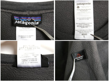 パタゴニア キャプリーン 4 エクスペディション ウェイト クルー メンズ L 11年製 長袖 Tシャツ 裏 フリース カットソー ストレッチ グレー