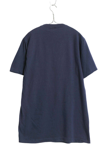 70s JCペニー ポケット付き 無地 半袖 Tシャツ メンズ L 小さめ M / ヴィンテージ ペニーズ ポケT 耳付き ブランク トップス カットソー 紺