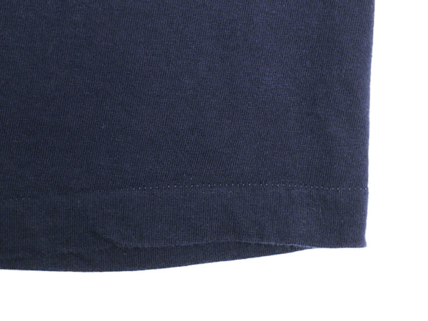 70s JCペニー ポケット付き 無地 半袖 Tシャツ メンズ L 小さめ M / ヴィンテージ ペニーズ ポケT 耳付き ブランク トップス カットソー 紺
