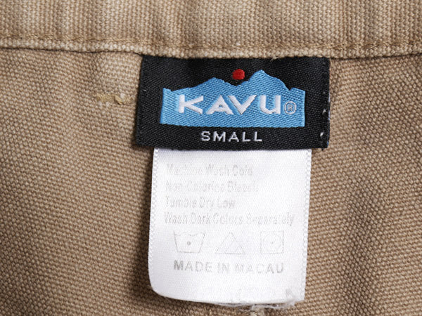 カブー コットン クライミング ショーツ メンズ S 古着 アウトドア ショートパンツ 短パン イージーパンツ ダック ノータック ボトムス 茶