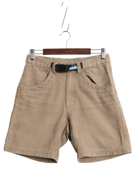カブー コットン クライミング ショーツ メンズ S 古着 アウトドア ショートパンツ 短パン イージーパンツ ダック ノータック ボトムス 茶