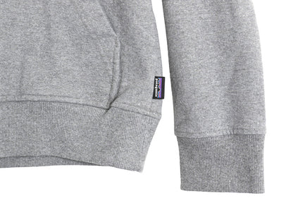 パタゴニア プリント スウェット フード パーカー メンズ М / 18年製 トレーナー ストレッチ プルオーバー ヘビーウェイト 裏起毛 グレー