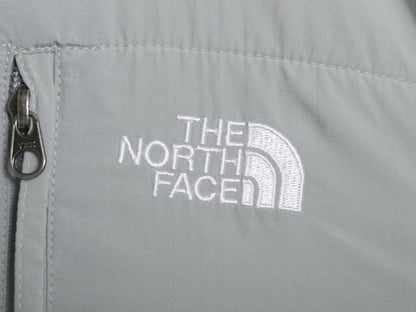 ノースフェイス デナリ ジャケット レディース S アウトドア フリース ナイロン フルジップ ブルゾン ハイネック アウター ツートン 白 灰