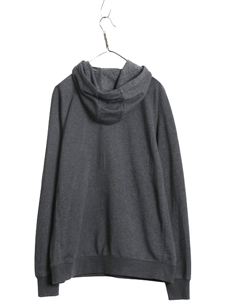 US企画 カーハート フォース プリント スウェット パーカー メンズ L 古着 ワーク トレーナー 裏起毛 プルオーバー ミドルウェイト グレー