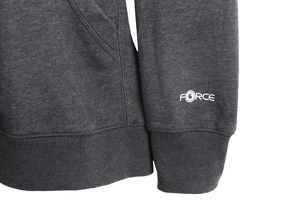 US企画 カーハート フォース プリント スウェット パーカー メンズ L 古着 ワーク トレーナー 裏起毛 プルオーバー ミドルウェイト グレー