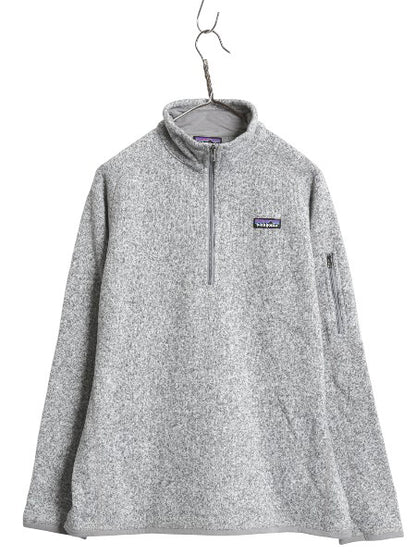 パタゴニア ベターセーター ハーフジップ レディース XL 17年製 裏起毛 フリース セーター プルオーバー ジャケット ブルゾン 大きいサイズ