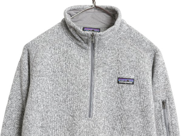 パタゴニア ベターセーター ハーフジップ レディース XL 17年製 裏起毛 フリース セーター プルオーバー ジャケット ブルゾン 大きいサイズ