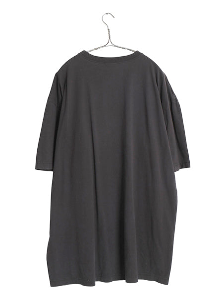 アディダス プリント 半袖 Tシャツ メンズ XXL / 古着 ヘビーウェイト コットン カットソー 大きいサイズ シンプル ブラック トレフォイル