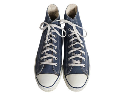 90s USA製 ★ コンバース オールスター ハイカット US 10 28.5cm / オールド アメリカ製 米国製 Converse デカ履き スニーカー ネイビー 靴