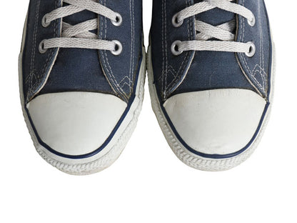 90s USA製 ★ コンバース オールスター ハイカット US 10 28.5cm / オールド アメリカ製 米国製 Converse デカ履き スニーカー ネイビー 靴