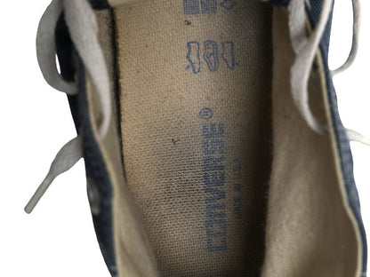 90s USA製 ★ コンバース オールスター ハイカット US 10 28.5cm / オールド アメリカ製 米国製 Converse デカ履き スニーカー ネイビー 靴