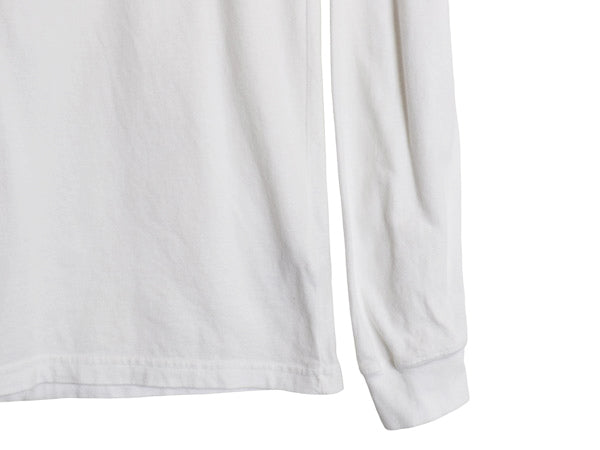 ノースフェイス プリント 長袖 Tシャツ メンズ S / アウトドア ロンT ロングスリーブ カットソー 袖プリント ワンポイント シンプル 白 黒 