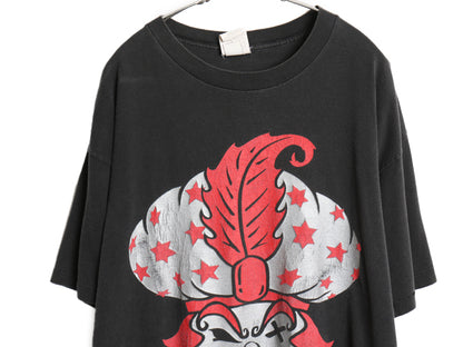 90s USA製 ★ インセインクラウンポッシー ピエロ プリント Tシャツ メンズ XL / 古着 オールド 当時物 ヒップホップ ラップ WILD OATS 黒
