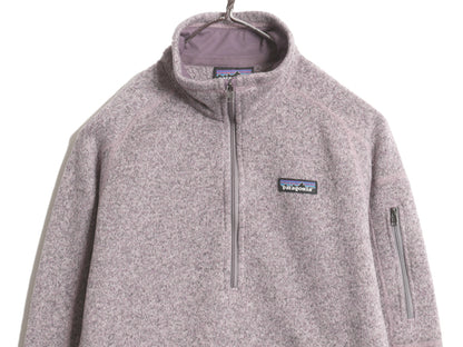 パタゴニア ベターセーター ハーフジップ レディース M / 20年製 アウトドア 裏起毛 フリース セーター プルオーバー ブルゾン ジャケット